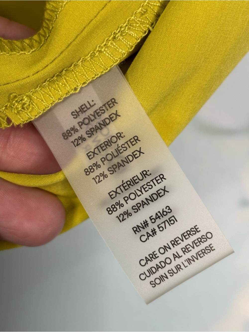 Calvin Klein Chartreuse Yellow Flutter Sleeve Belted Jumpsuit Size 8 NWT - Picture 9 of 16
